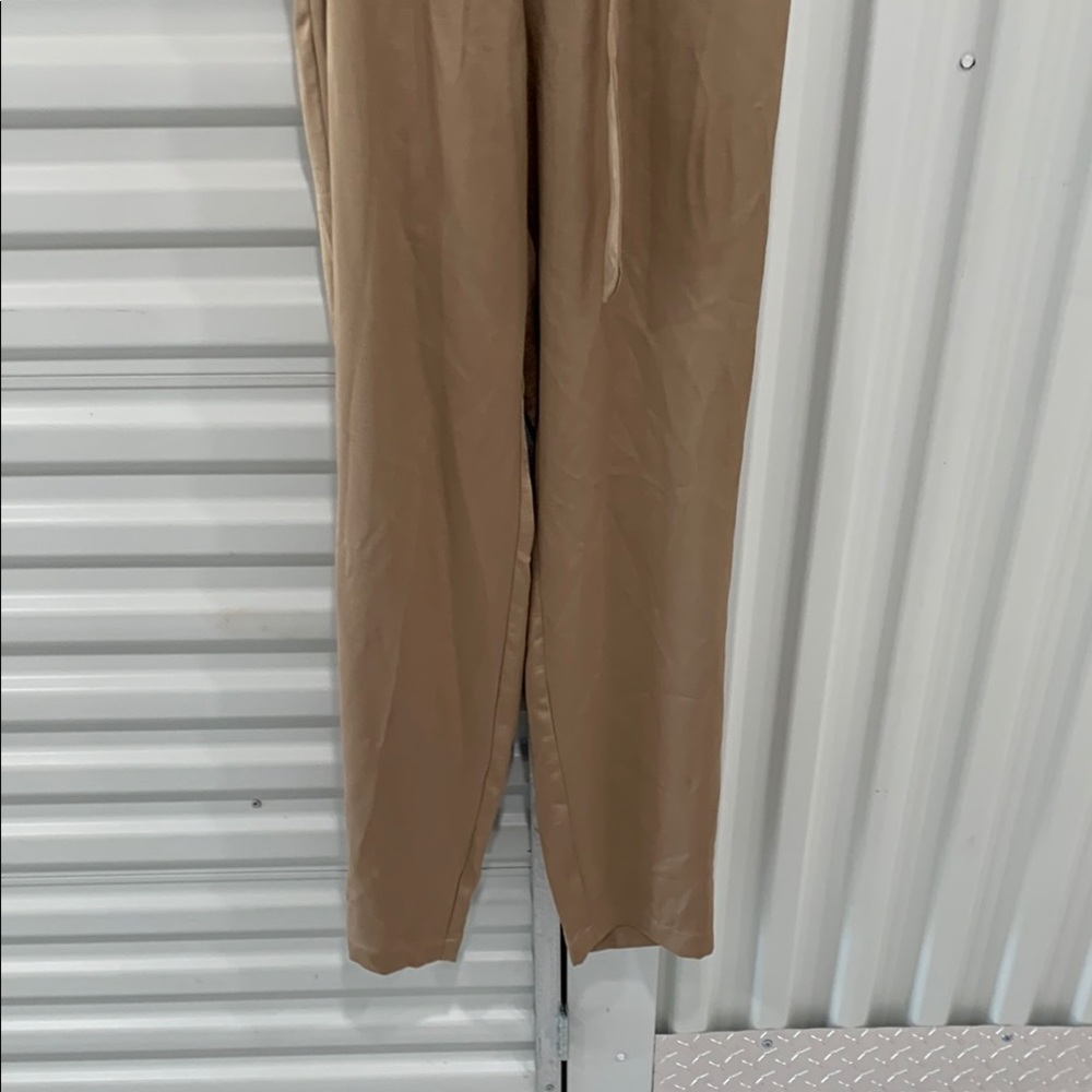 INC International Concepts Tan Jumpsuit with Collared Neckline - Picture 10 of 14